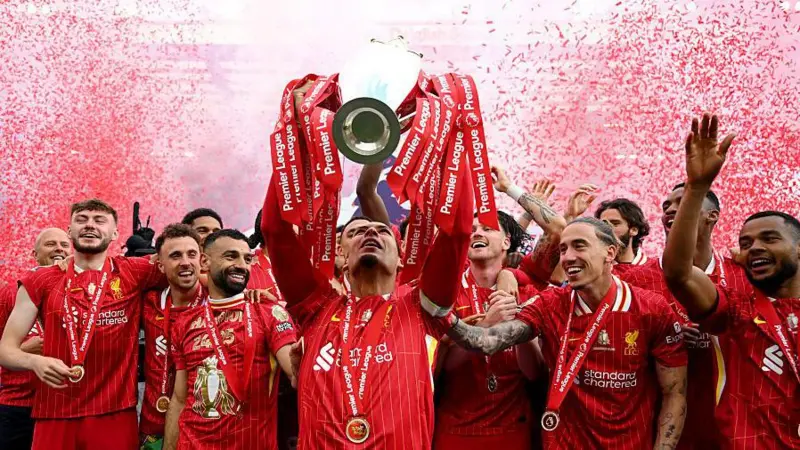 Liverpool were English champions for the 20th time
