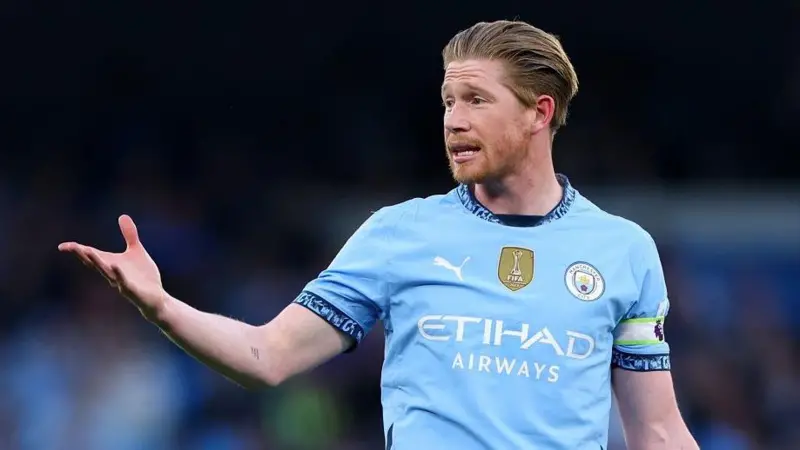 Kevin de Bruyne has won 16 trophies during a 10-year spell at Manchester City