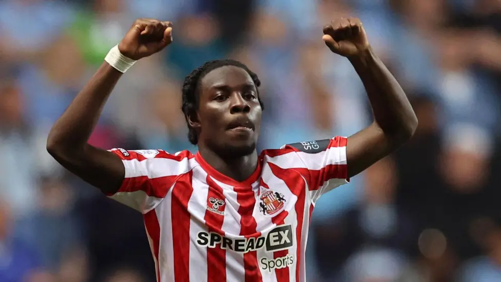 Eliezer Mayenda has scored nine goals for Sunderland this season