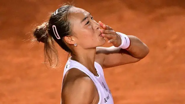 Zheng Qinwen avenged her defeat by Aryna Sabalenka in the final of the 2024 Australian Open with victory in Rome
