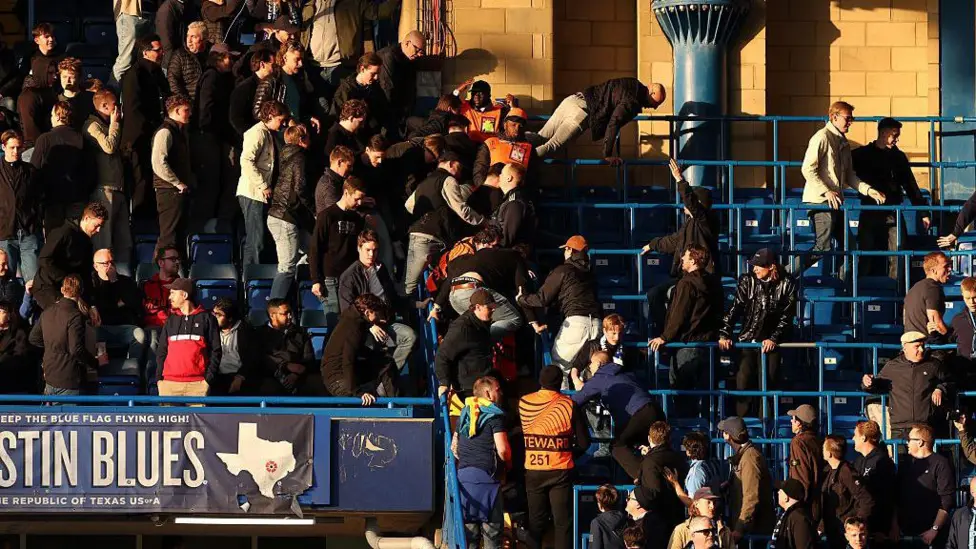 Many Djurgarden fans bought tickets in home areas of Stamford Bridge