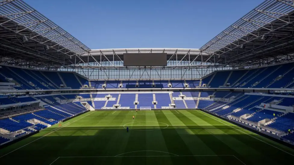Construction began on Everton's long-awaited new stadium in August 2021