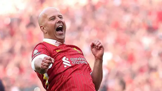 Liverpool beat Tottenham 5-1 on 27 April to wrap up the title