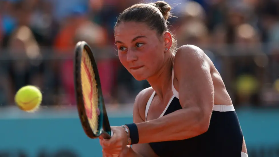 Marta Kostyuk reached the quarter-finals of the Madrid Open in April