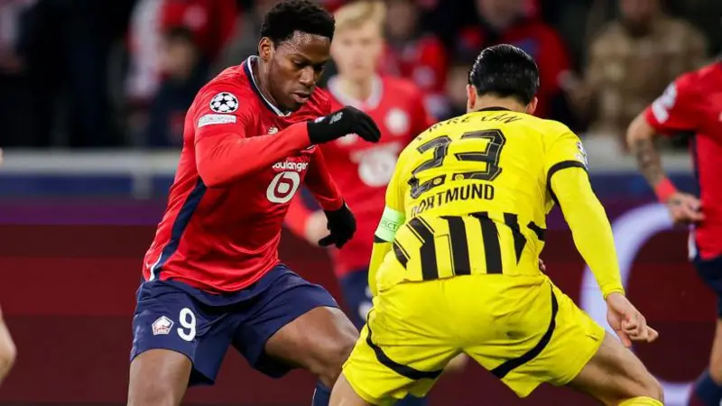 Jonathan David helped Lille reach the knockout stage of the Champions League this season