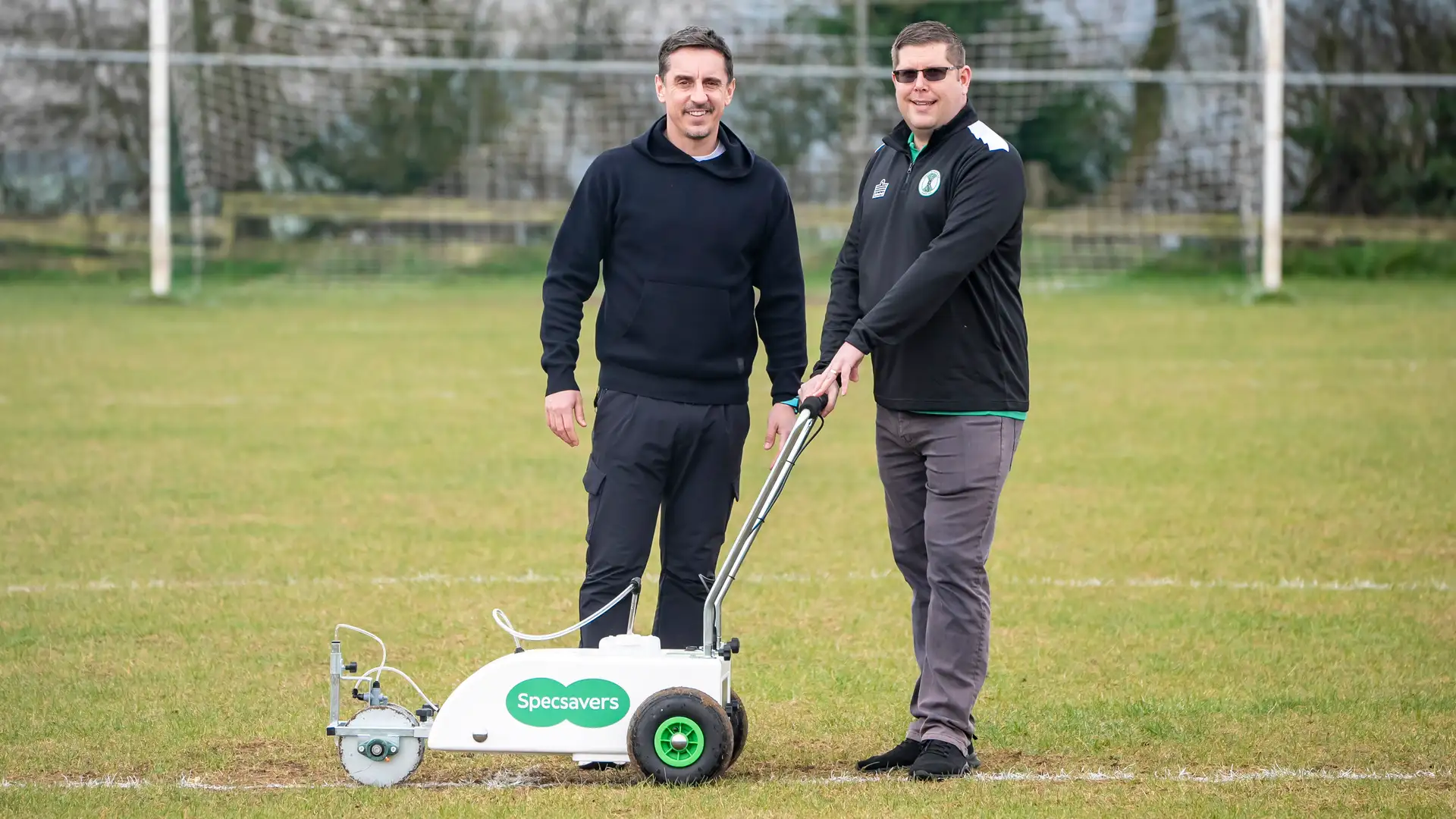 Gary Neville spoke exclusively to GOAL about Manchester United's dreadful season, Arsenal's trophy hunt and Specsavers' Best Worst Pitch campaign.