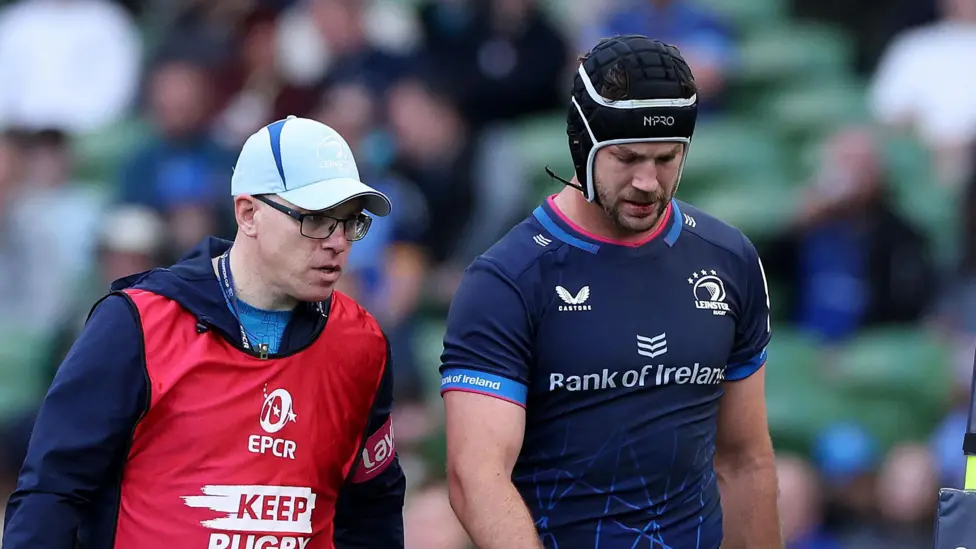 Doris was forced off during Leinster's defeat by Northampton on Saturday