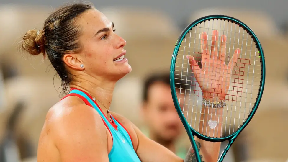 Aryna Sabalenka reached the Australian Open final in January, losing in three sets to Madison Keys