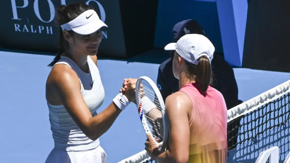 Emma Raducanu only won one game against Iga Swiatek when they last met at the Australian Open