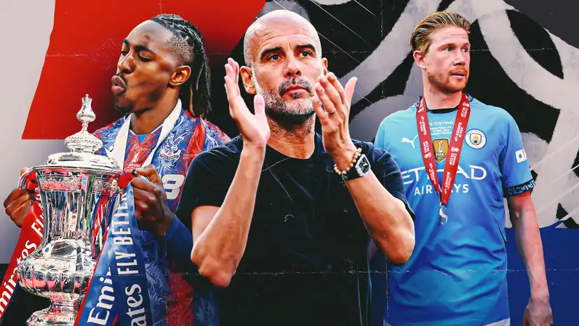 The Catalan coach bypassed midfield with an ultra-attacking formation at Wembley which under-estimated Oliver Glasner's streetwise Eagles