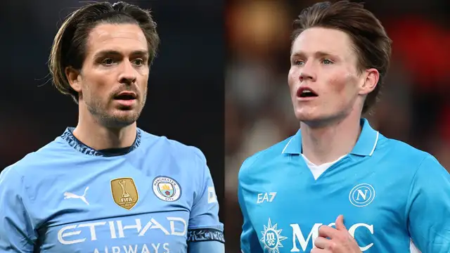 Jack Grealish could link up with Scott McTominay and Billy Gilmour at Napoli, with Antonio Conte a “big fan” of the Manchester City outcast.