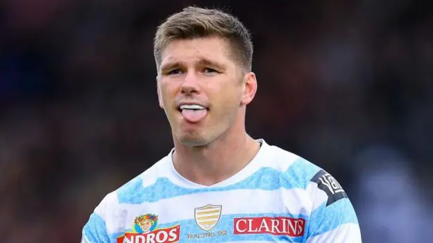 Owen Farrell, England's record points-scorer, signed for Racing 92 from Saracens last summer