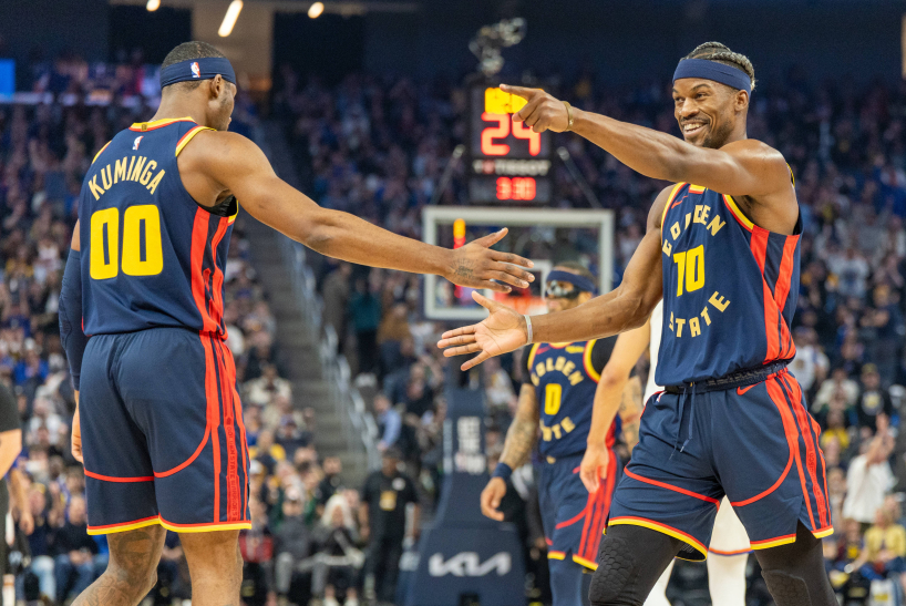 Golden State Warriors star Jimmy Butler praised teammate Jonathan Kuminga for his standout Game 3 performance, expressing confidence that they can thrive together on the court and that Kuminga will play a major role again in Game 4.