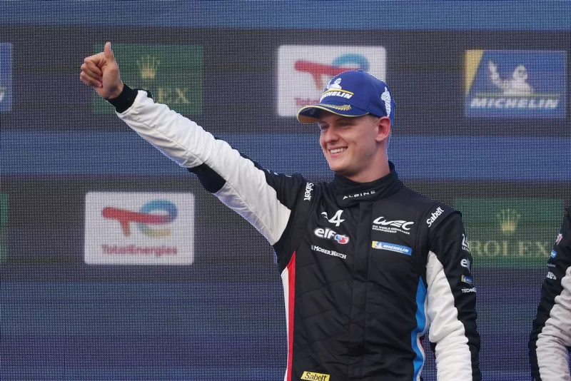Podium: #36 Alpine Endurance Team Alpine A424: Mick Schumacher
