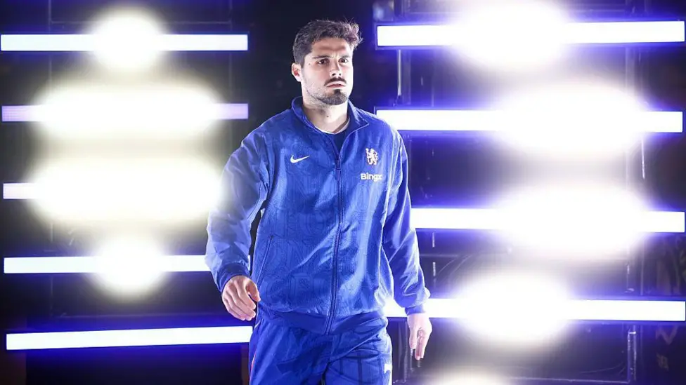 Pedro Neto during his individual player walk-out before Chelsea's win over Los Angeles FC