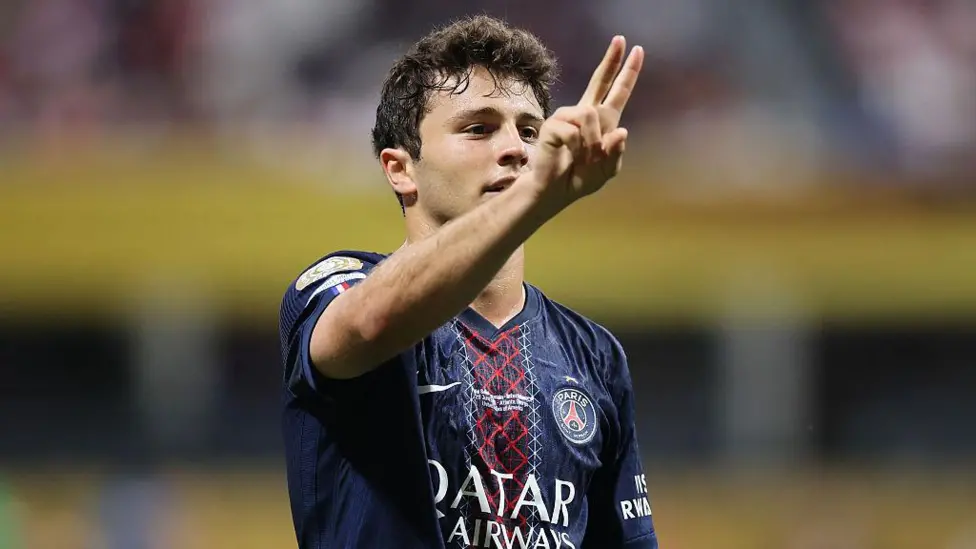 Joao Neves scored two goals in a game for the first time in his career