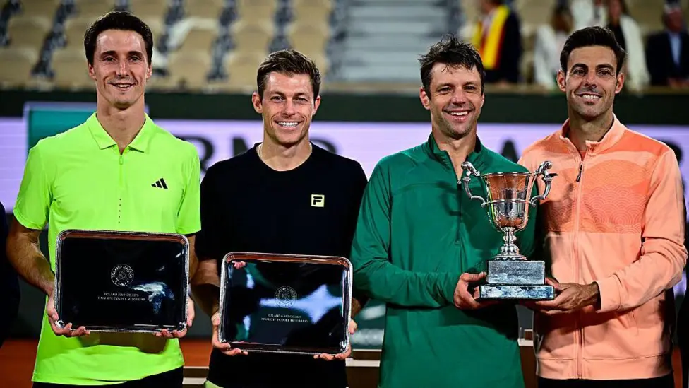 Joe Salisbury and Neal Skupski came within touching distance of winning a first Grand Slam title as a pairing