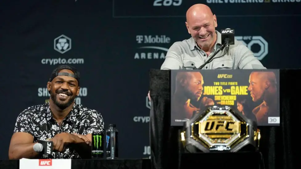 Jon Jones has 28 wins in 30 MMA fights, having made his debut in 2008