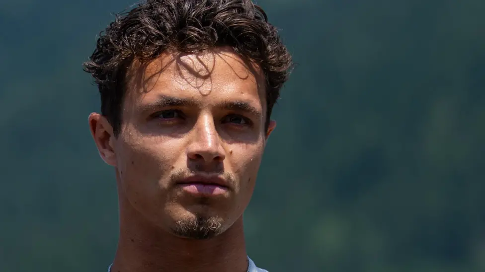 Lando Norris is 22 points behind McLaren team-mate Oscar Piastri in the drivers' championship