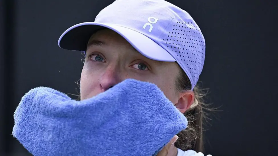 Iga Swiatek appeared to be on the verge of tears after her Bad Homburg final loss