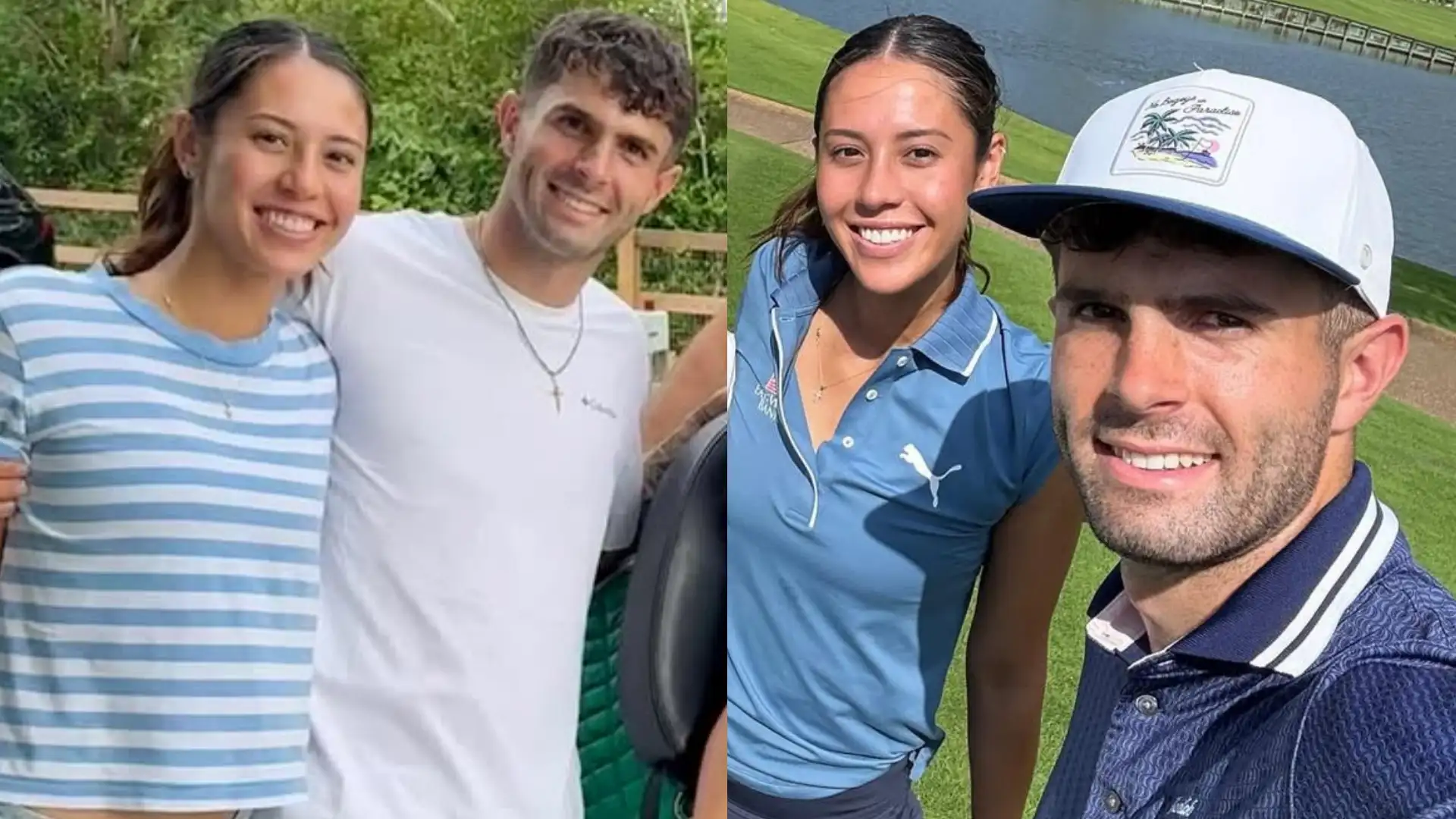 USMNT star Christian Pulisic has, while relaxing and playing golf with girlfriend Alexa Melton, found "just what the doctor ordered".