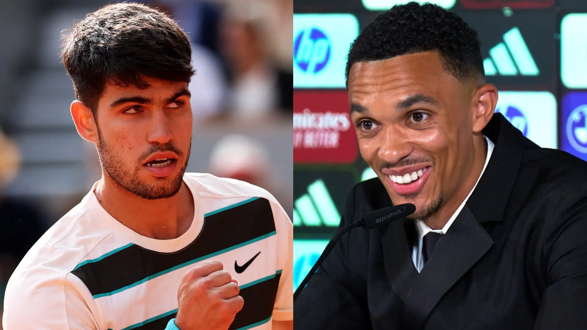 Tennis star Carlos Alcaraz hailed Trent Alexander-Arnold's Spanish speaking skills as he hinted at future link-up with the defender.