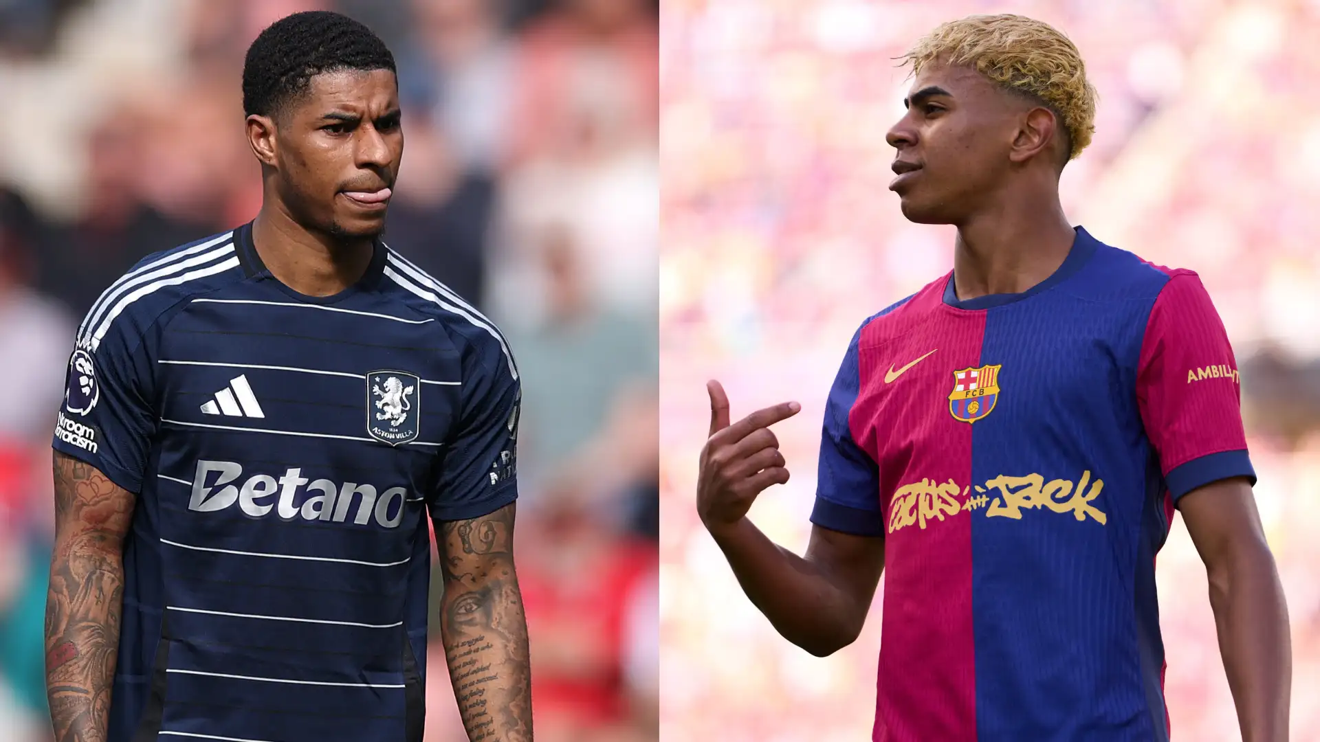 Manchester United outcast Marcus Rashford says he would like to play with Lamine Yamal one day in an apparent come-and-get-me plea to Barcelona.