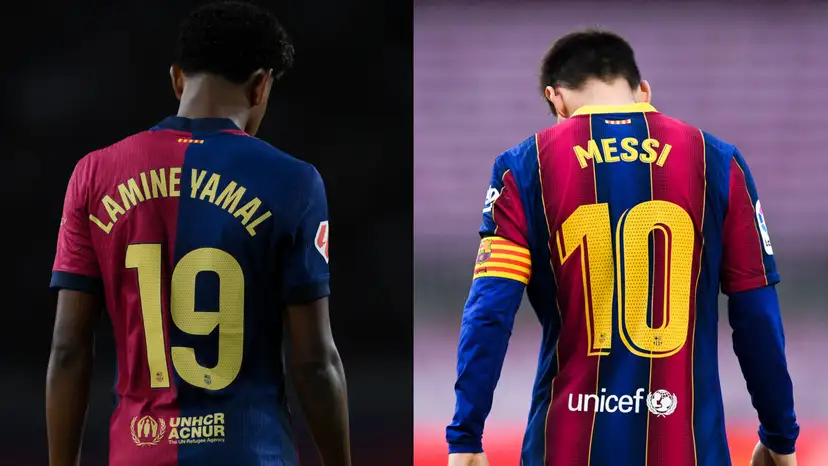 Lamine Yamal has addressed the “pressure” of potentially inheriting Lionel Messi’s iconic No.10 shirt at Barcelona.