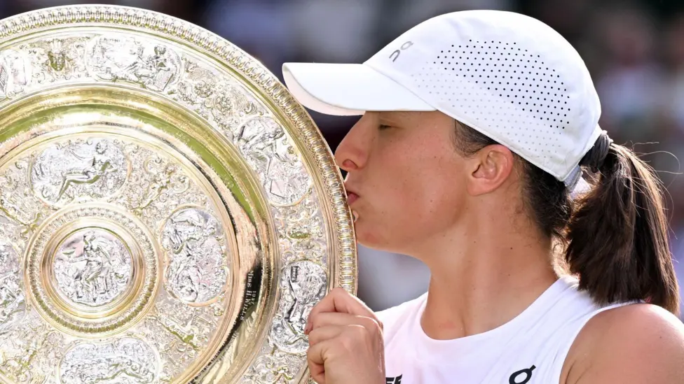 Iga Swiatek has added Wimbledon to her four French Open titles and one US Open victory