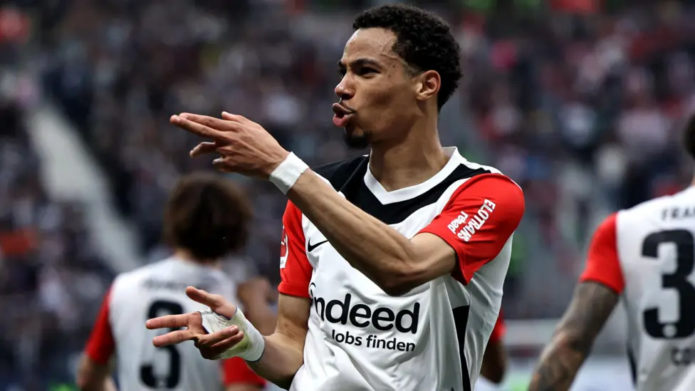 Hugo Ekitike scored 15 goals and contributed eight assists last season as Frankfurt finished third in the Bundesliga