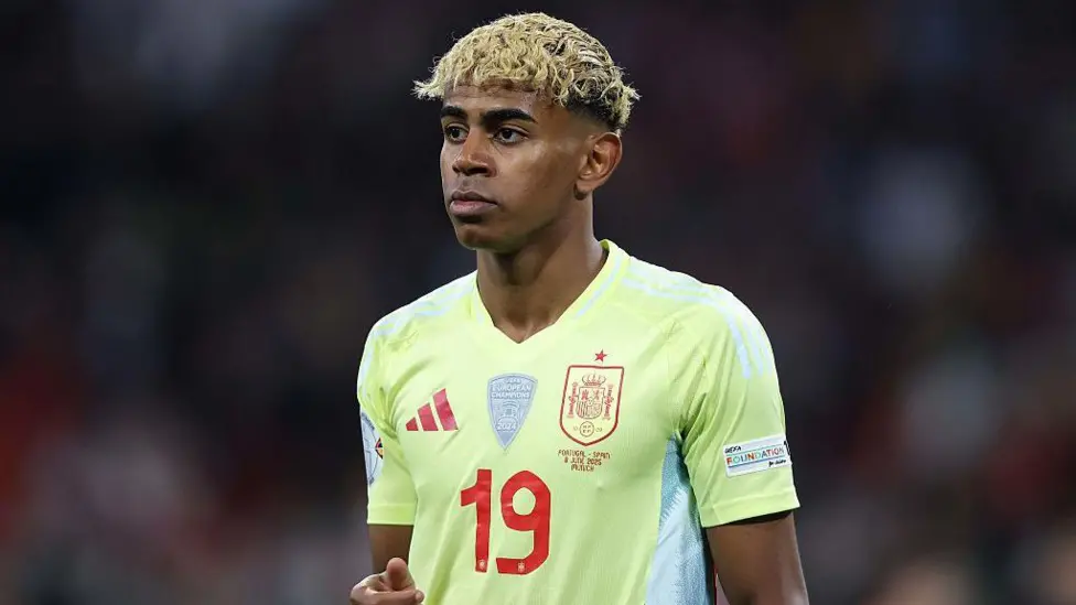 Lamine Yamal reported to Barcelona pre-season training on Monday - the day after his party