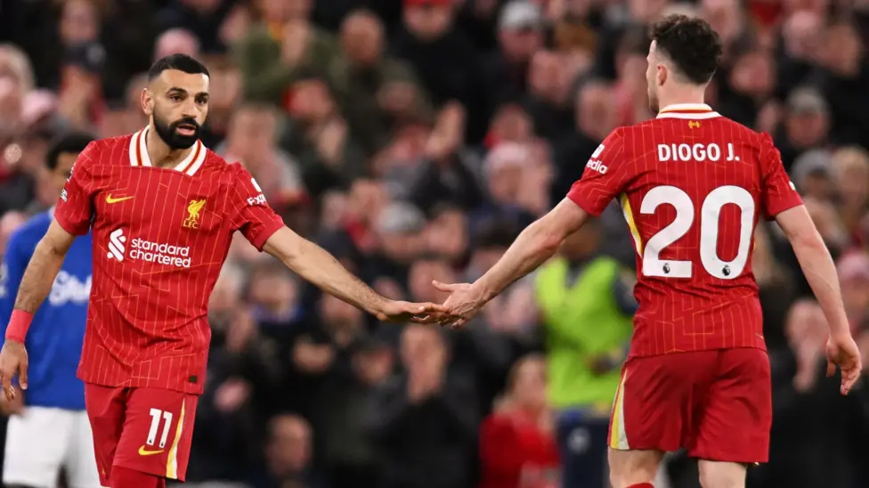 Salah and Jota helped Liverpool win the Premier League last season