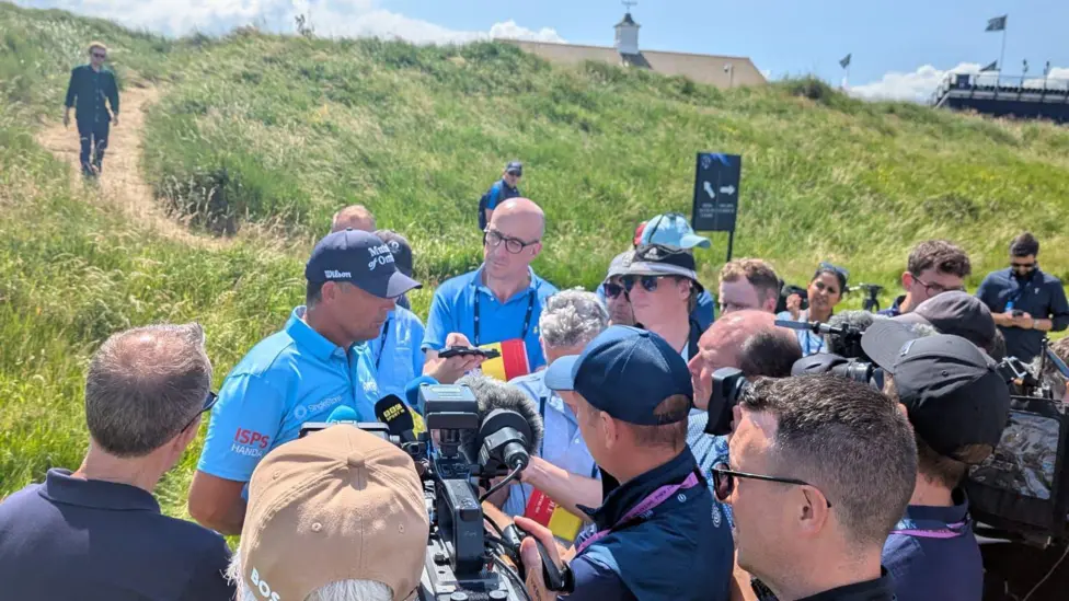 Speaking to a large group of reporters, Padraig Harrington offered a deeply thoughtful response to Scheffler's remarks