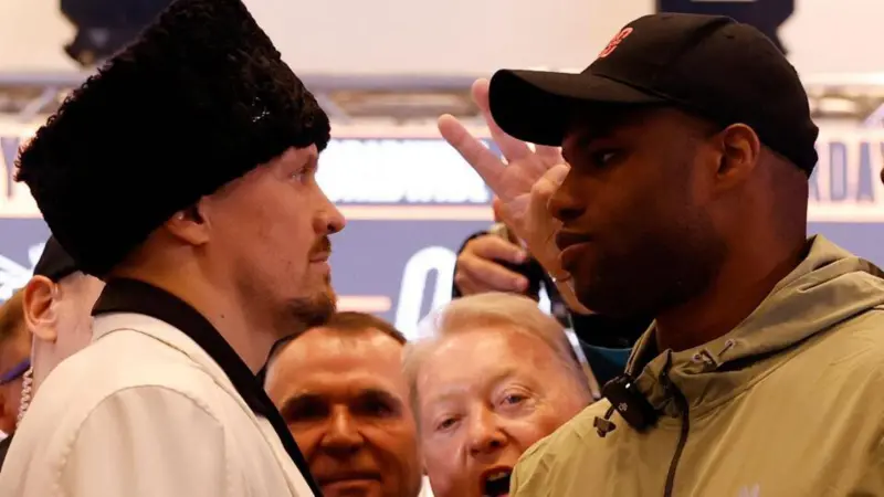 Oleksandr Usyk will fight at Wembley Stadium for the first time on Saturday - Daniel Dubois beat Anthony Joshua at the same venue in his last fight