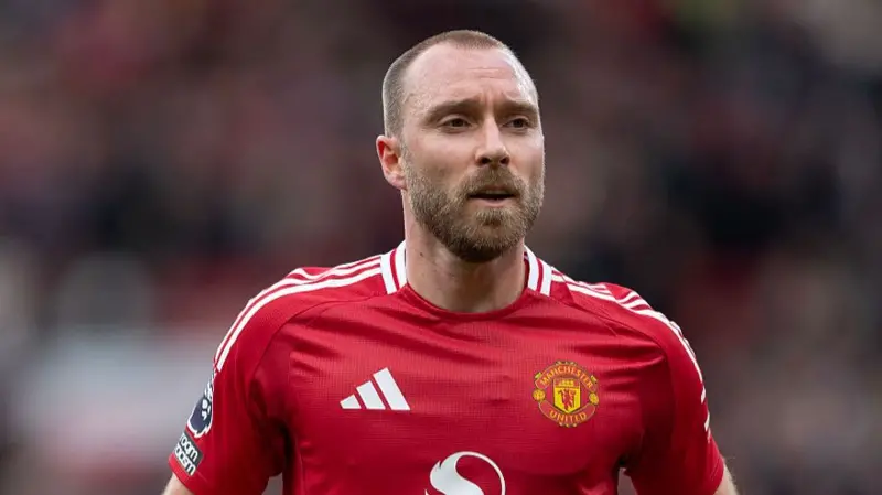 Christian Eriksen left Manchester United after the 2024-25 season