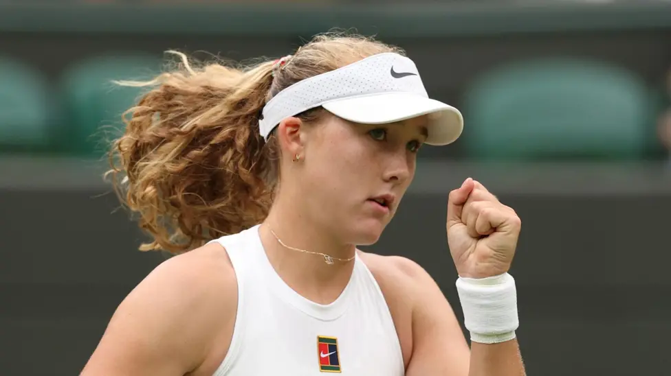 Andreeva is the youngest player since 2006 to reach the fourth round at each of the first three Grand Slams of the season