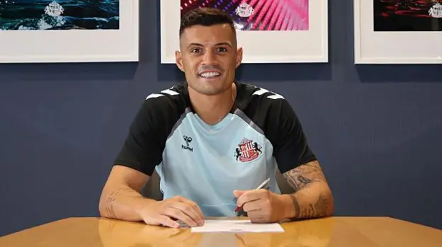 Granit Xhaka spent two years at Bayer Leverkusen