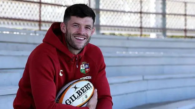 Scotland's Kinghorn is the final member of the Lions squad to arrive in Australia