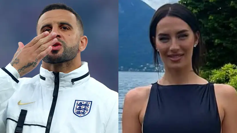 Manchester City's Kyle Walker and wife Annie Kilner have jetted out for a holiday in Ibiza, linking up with Riyad Mahrez and his partner Taylor Ward.