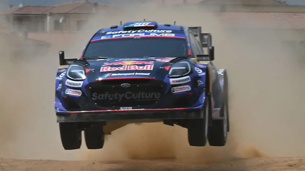 Josh McErlean is in his first season in the top tier of the World Rally Championship