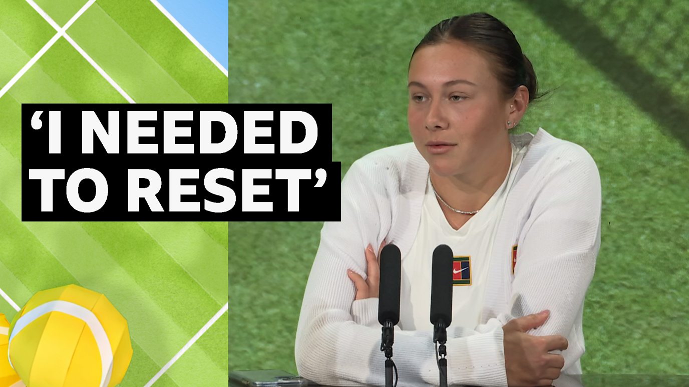 Break away from tennis was necessary - Anisimova