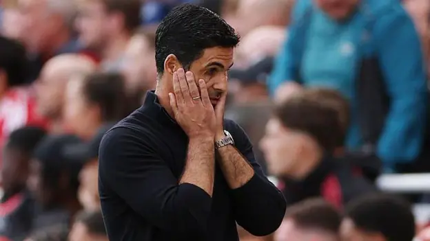Arsenal manager Mikel Arteta could not change Arsenal's recent miserable record as they lost to Liverpool again