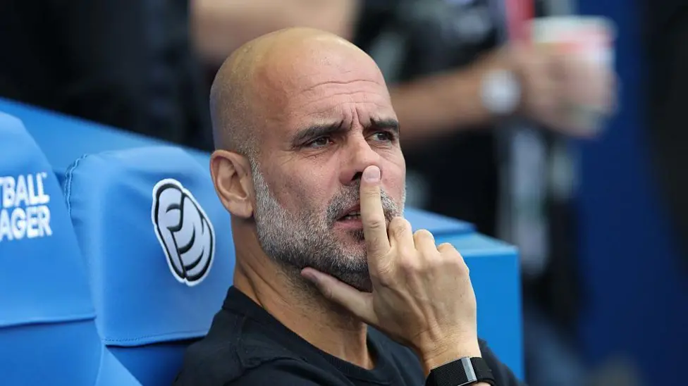 Manchester City have lost two of their first three league games under Pep Guardiola for the first time