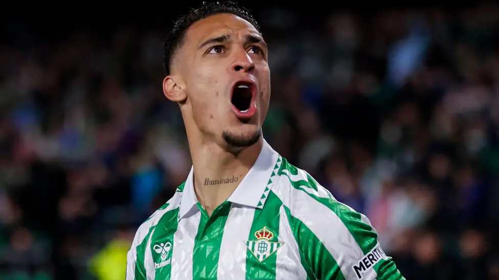 Antony spent the second half of last season on loan at Real Betis