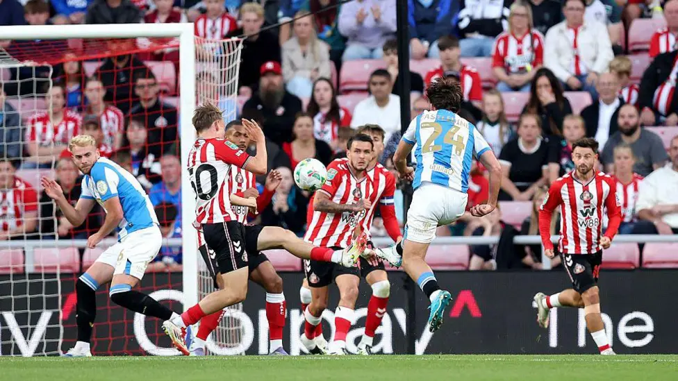 Leo Castledine's stunning volley had given Huddersfield an early lead at the Stadium of Light