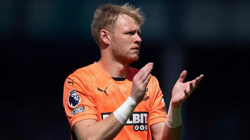 Aaron Ramsdale has five caps for England