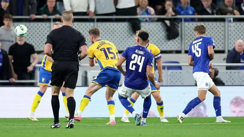 Carlos Alcaraz joined Everton permanently in the summer following a loan spell last season
