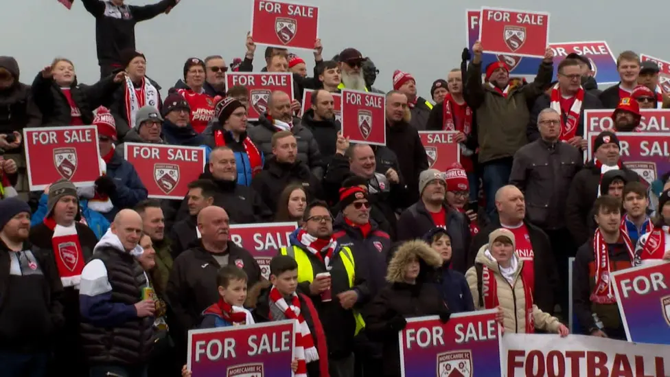 Morecambe fans have staged a variety of protests against owner Jason Whittingham