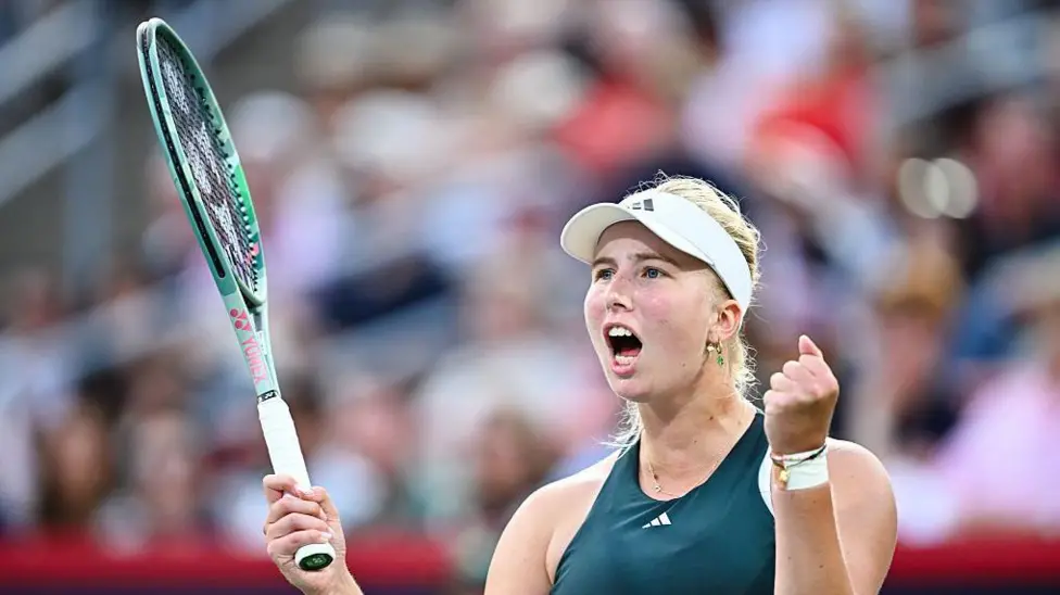 Clara Tauson has beaten world top-10 players in her past two matches at the Canadian Open