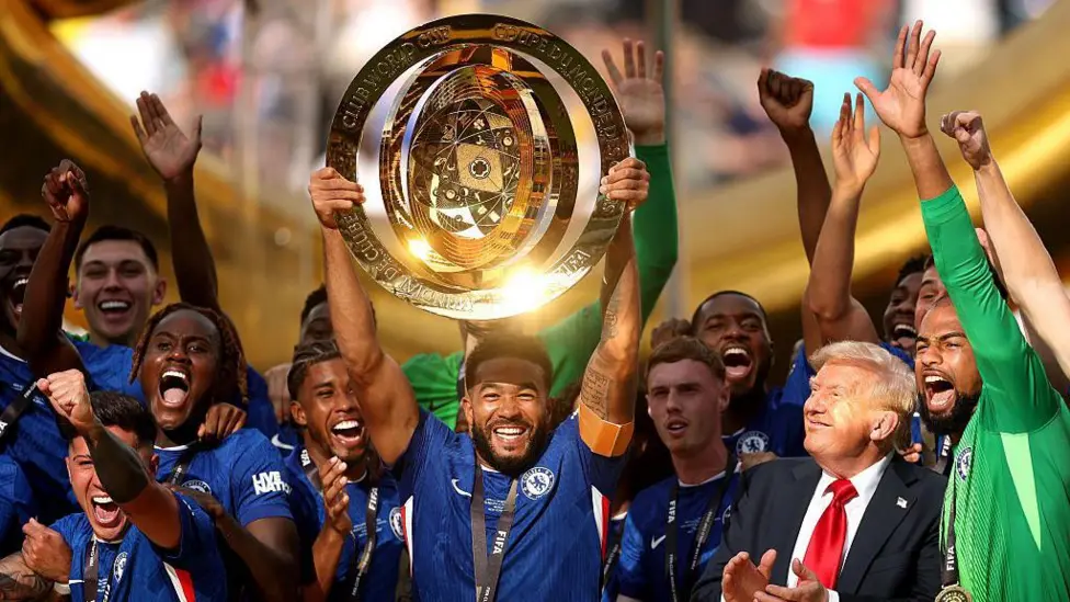 US President Donald Trump watched Chelsea lift the Club World Cup this summer, the second trophy under their US-ownership